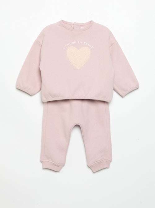 2-delige joggingset - Sweater + broek - Kiabi