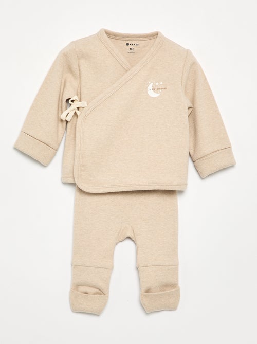 2-delige katoenen pyjamaset - Kiabi