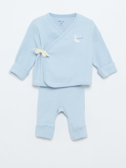 2-delige katoenen pyjamaset - Kiabi