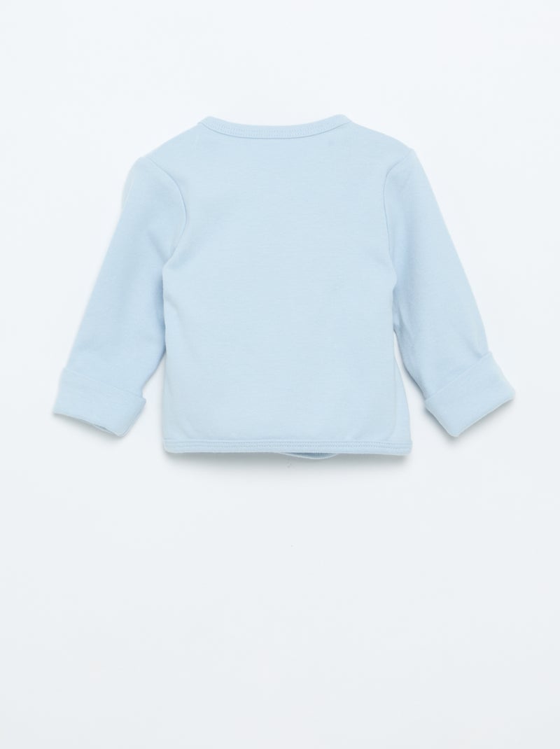 2-delige katoenen pyjamaset Blauw - Kiabi