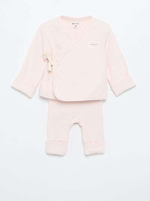 2-delige katoenen pyjamaset - Kiabi