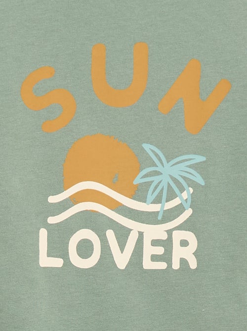 2-delige katoenen set: T-shirt + short - Kiabi