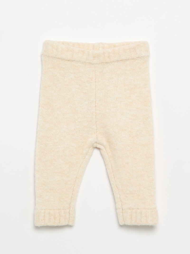 2-delige Kerstset - Trui + legging Biege - Kiabi