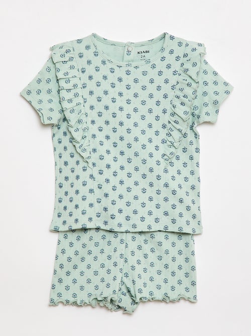 2-delige korte pyjama - Kiabi