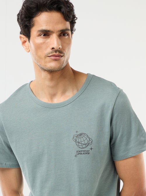2-delige korte pyjamaset - T-shirt + short - Kiabi