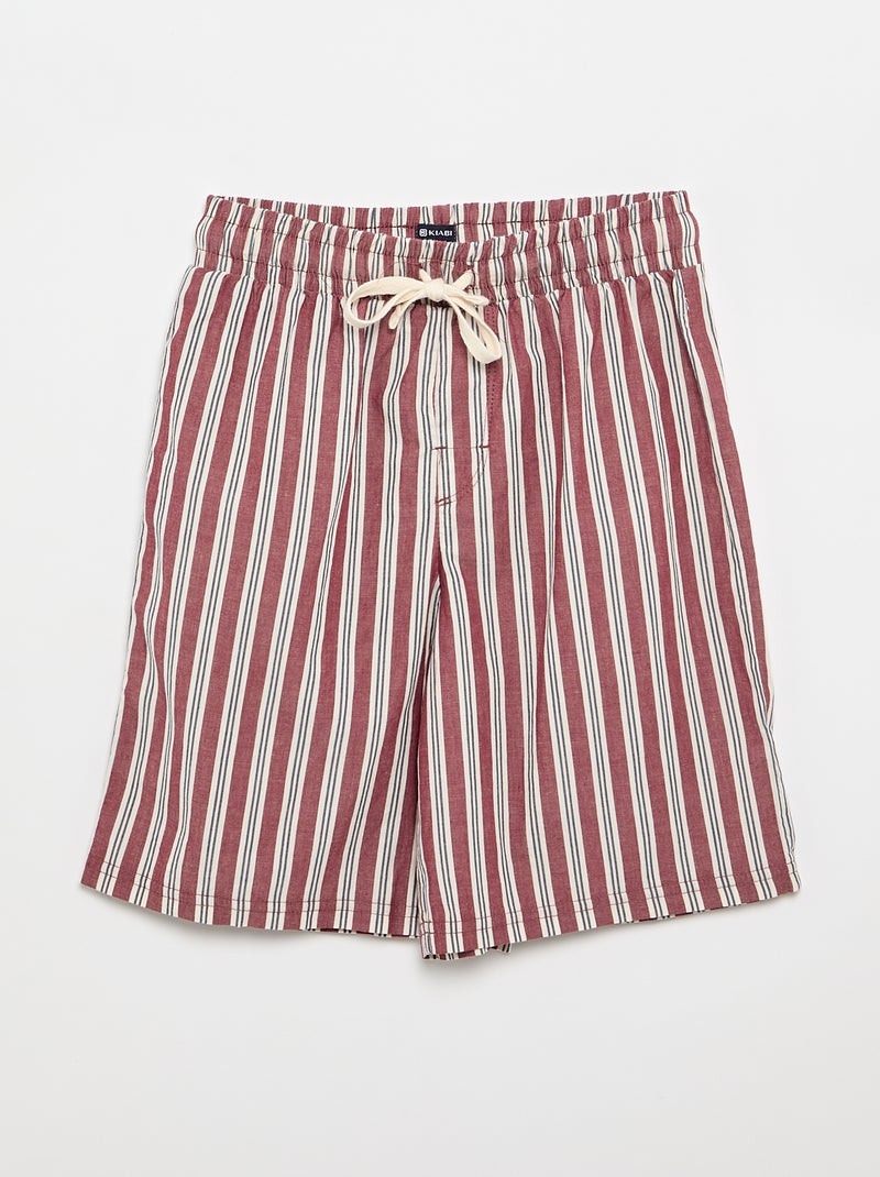 2-delige korte pyjamaset - T-shirt + short Grijs - Kiabi