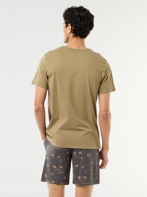 2-delige korte pyjamaset - T-shirt + short - Kiabi