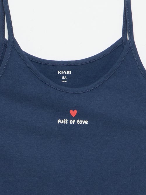 2-delige korte pyjamaset: débardeur en short - Kiabi