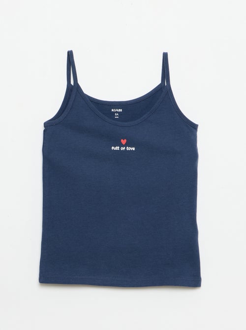 2-delige korte pyjamaset: débardeur en short - Kiabi