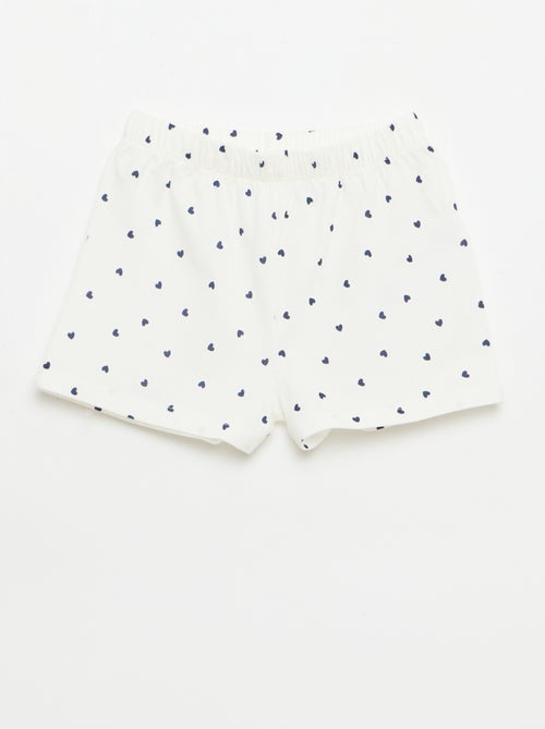 2-delige korte pyjamaset: débardeur en short - Kiabi