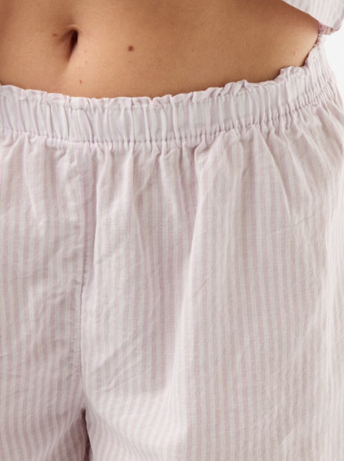 2-delige korte pyjamaset met print - Kiabi