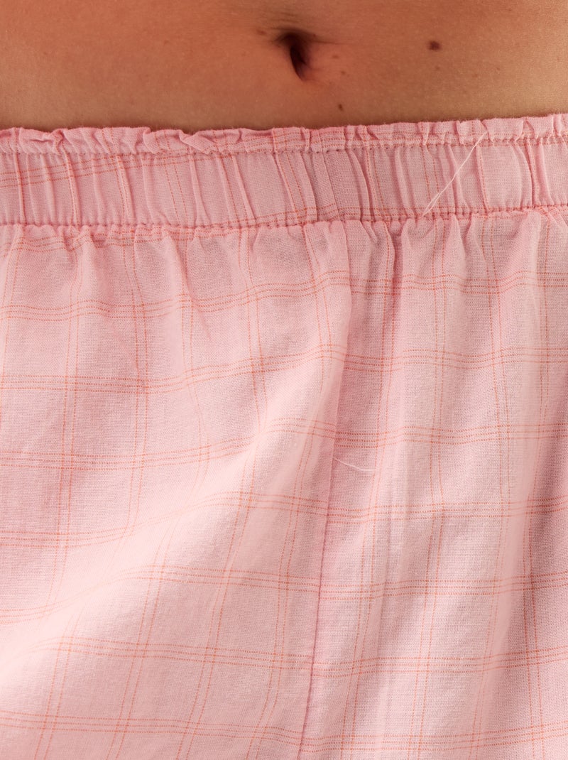 2-delige korte pyjamaset met print Rose - Kiabi
