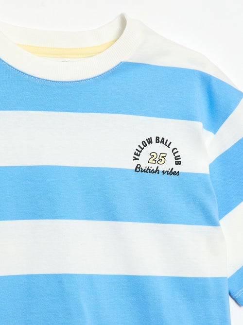 2-delige korte pyjamaset met T-shirt en short - Kiabi