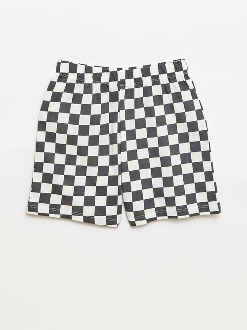 2-delige korte pyjamaset met T-shirt en short - Kiabi