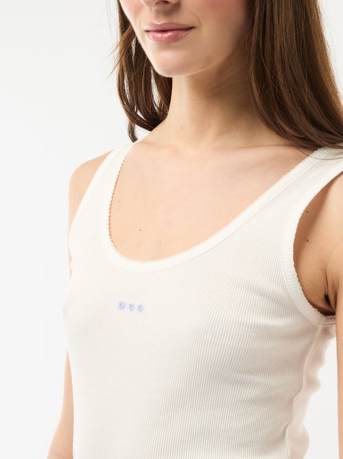 2-delige korte pyjamaset met vichyruit - Kiabi