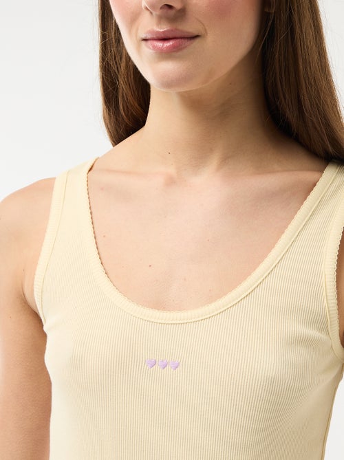 2-delige korte pyjamaset met vichyruit - Kiabi