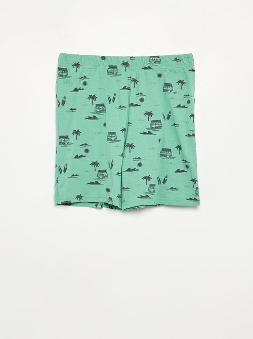 2-delige korte pyjamaset short + T-shirt - Kiabi
