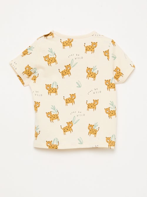 2-delige korte pyjamaset T-shirt + short - Kiabi