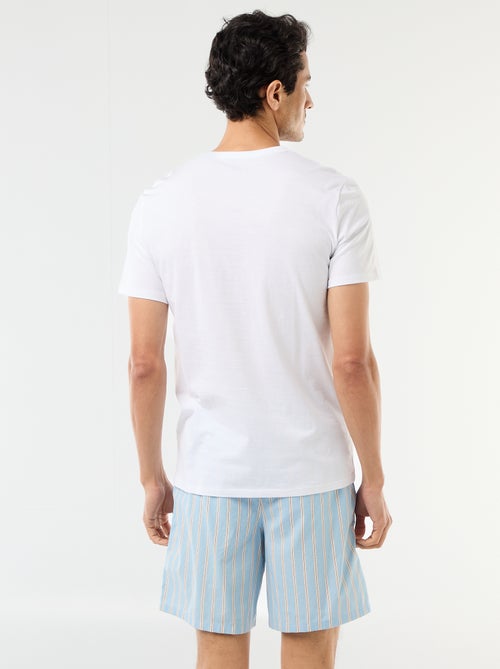 2-delige korte pyjamaset T-shirt + short - Kiabi