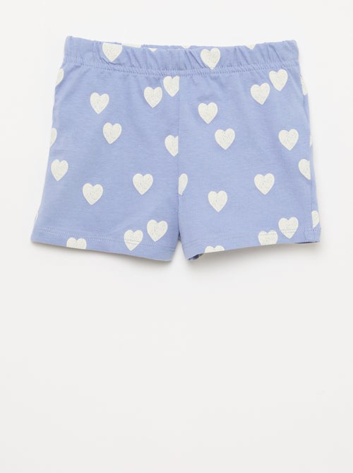 2-delige korte pyjamaset T-shirt + short - Kiabi