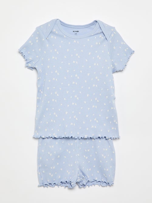 2-delige korte pyjamaset T-shirt + short - Kiabi