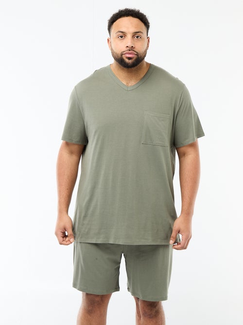2-delige korte pyjamaset T-shirt + short - Kiabi
