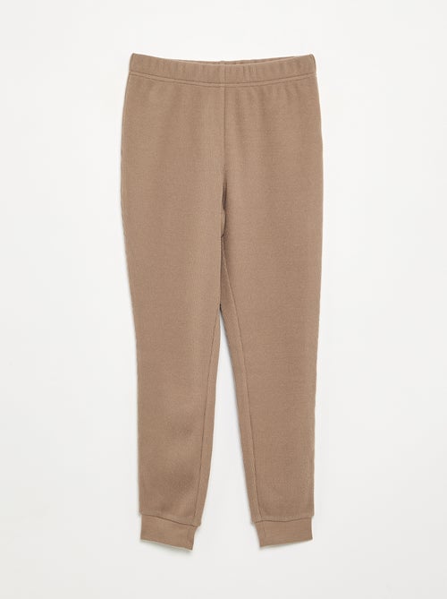 2-delige lange gewafelde pyjamaset - Kiabi 2-delige lange gewafelde pyjamaset - Kiabi
