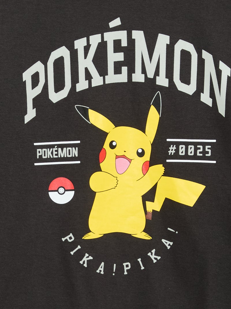 2-delige lange 'Pikachu' 'Pokémon' pyjamaset Zwart - Kiabi