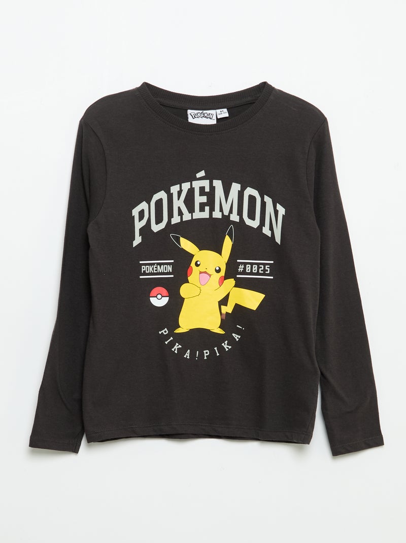 2-delige lange 'Pikachu' 'Pokémon' pyjamaset Zwart - Kiabi