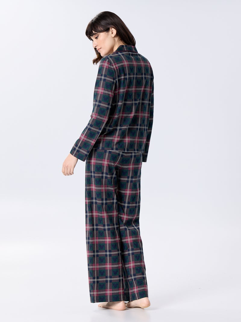 2-delige lange pyjama 'Mickey' 'Disney' Rood - Kiabi