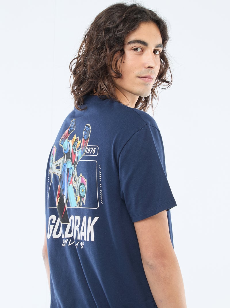 2-delige lange pyjamaset 'Goldorak' Grijs - Kiabi