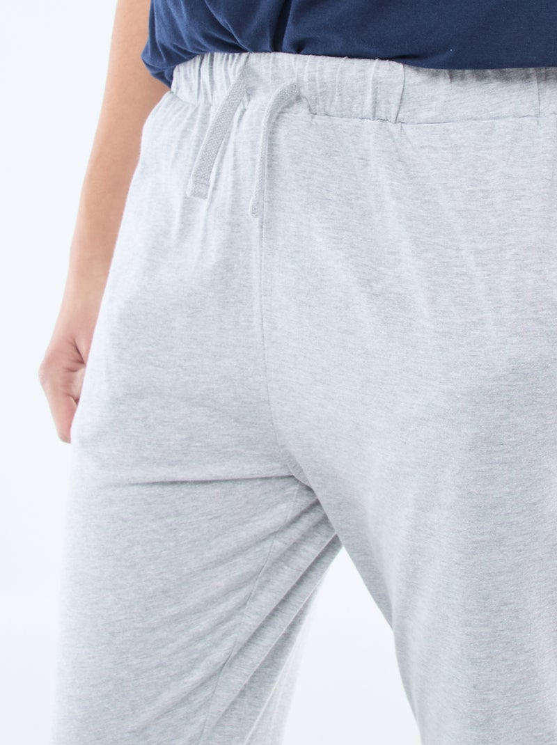 2-delige lange pyjamaset 'Goldorak' Grijs - Kiabi