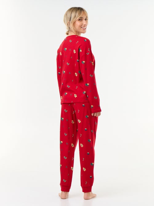 2-delige lange pyjamaset 'Kerst' - Kiabi