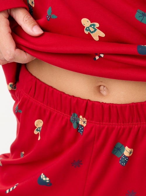 2-delige lange pyjamaset 'Kerst' - Kiabi