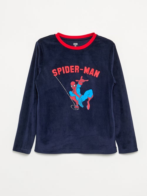 2-delige lange 'Spiderman' pyjamaset van fleece - Kiabi 2-delige lange 'Spiderman' pyjamaset van fleece - Kiabi