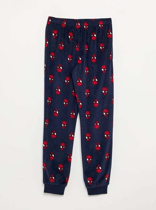 2-delige lange 'Spiderman' pyjamaset van fleece - Kiabi 2-delige lange 'Spiderman' pyjamaset van fleece - Kiabi
