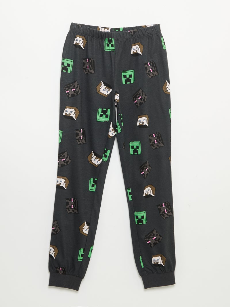 2-delige 'Minecraft' pyjama Blauw - Kiabi