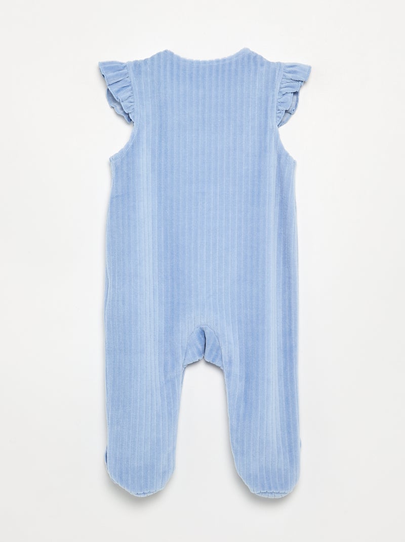 2-delige nachtset - Mouwloze slaapoverall + body Wit - Kiabi