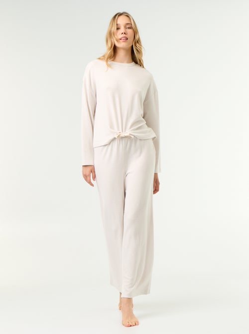 2-delige pyjama - Sweater + broek - Kiabi