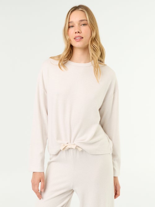 2-delige pyjama - Sweater + broek - Kiabi