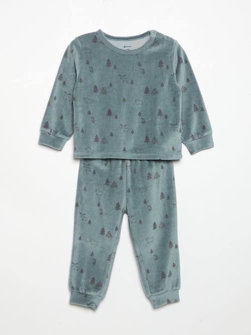 2-delige pyjama - Sweatshirt + broek - Kiabi