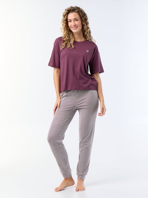 2-delige pyjama - T-shirt + broek - Kiabi