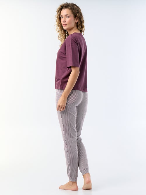 2-delige pyjama - T-shirt + broek - Kiabi