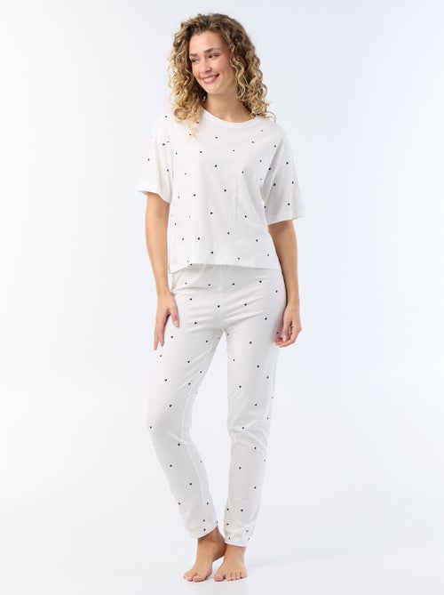 2-delige pyjama - T-shirt + broek - Kiabi