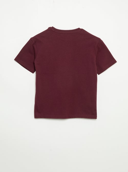 2-delige pyjama - T-shirt met korte mouwen + broek - Kiabi