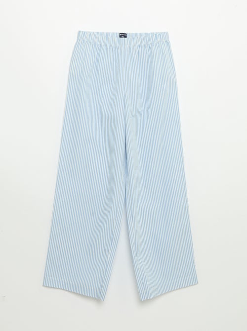 2-delige pyjama - T-shirt met korte mouwen + gestreepte broek - Kiabi 2-delige pyjama - T-shirt met korte mouwen + gestreepte broek - Kiabi
