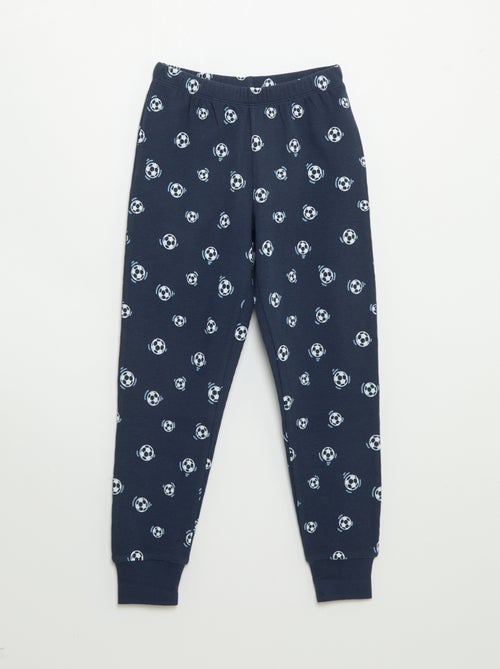 2-delige pyjama - T-shirt met lange mouwen + broek - Kiabi