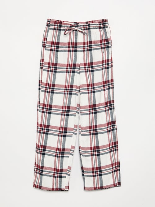 2-delige pyjama - T-shirt met lange mouwen + broek - Kiabi