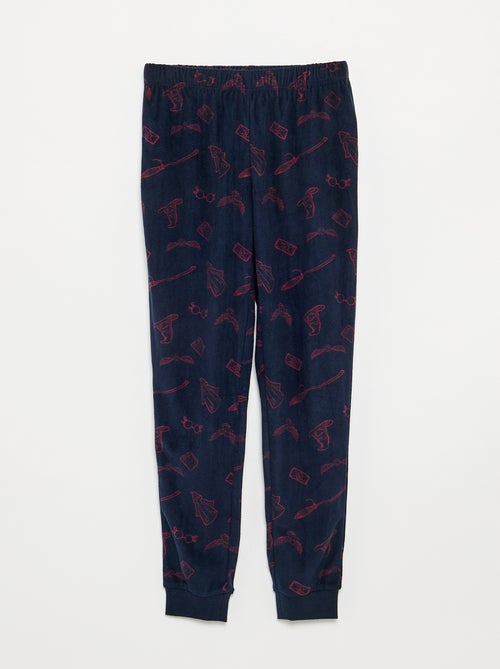 2-delige pyjama 'Harry Potter' - T-shirt met lange mouwen + broek - Kiabi