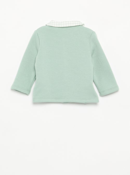 2-delige pyjama met fluweellook - Kiabi